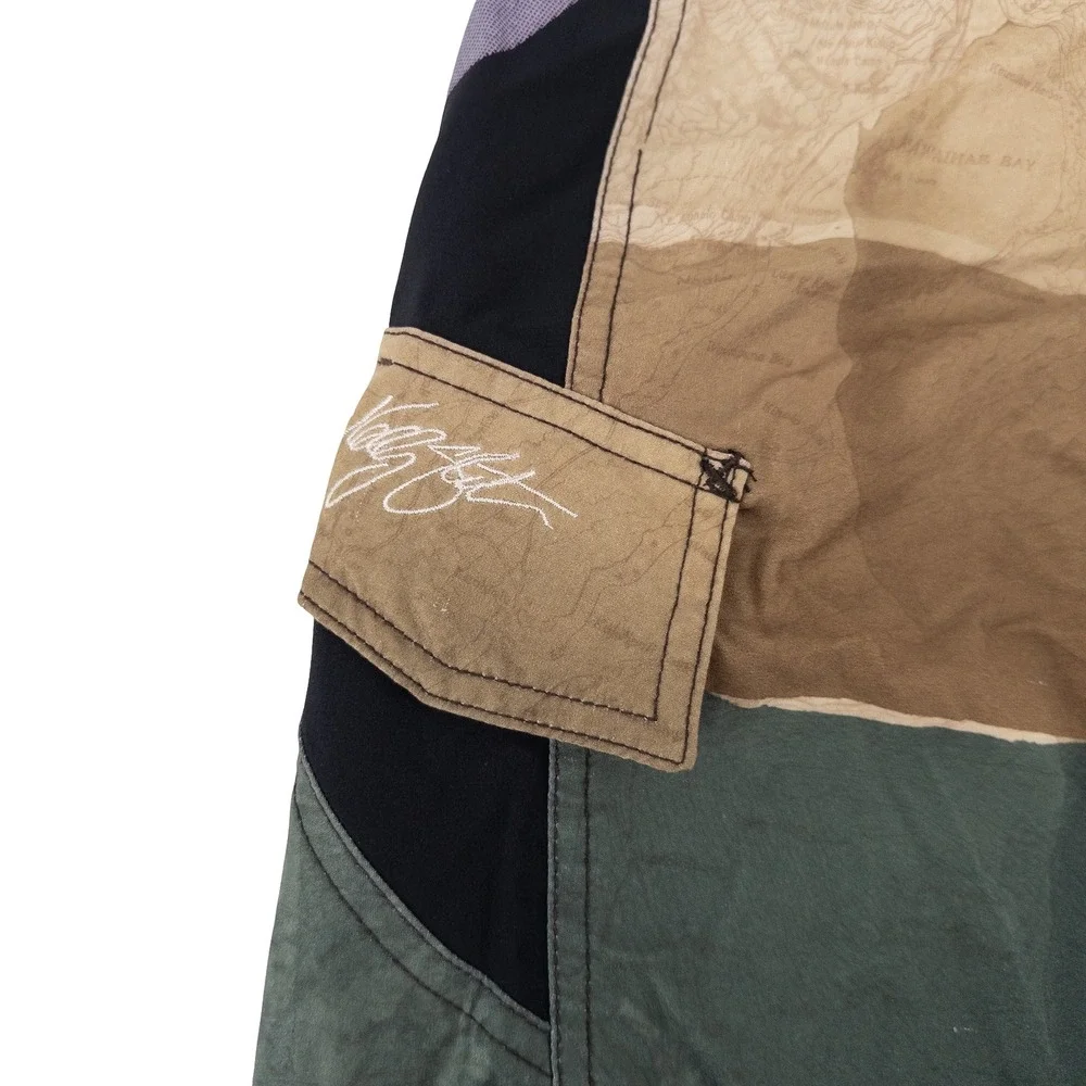Quiksilver‎ Mens 31 Board Shorts Multicolor Map Print Cypher Kelly Slater Surf